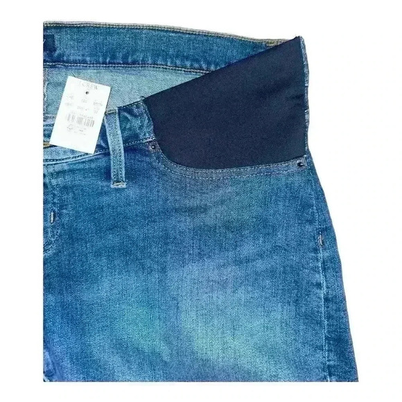 J. Crew Denim Maternity Shorts, Size 32 - Picture 2 of 6